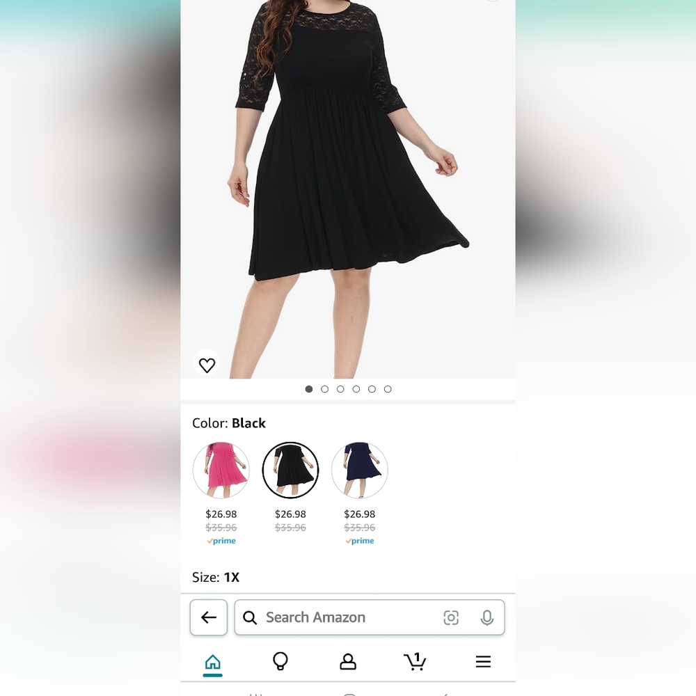 Allegrace dress 2x